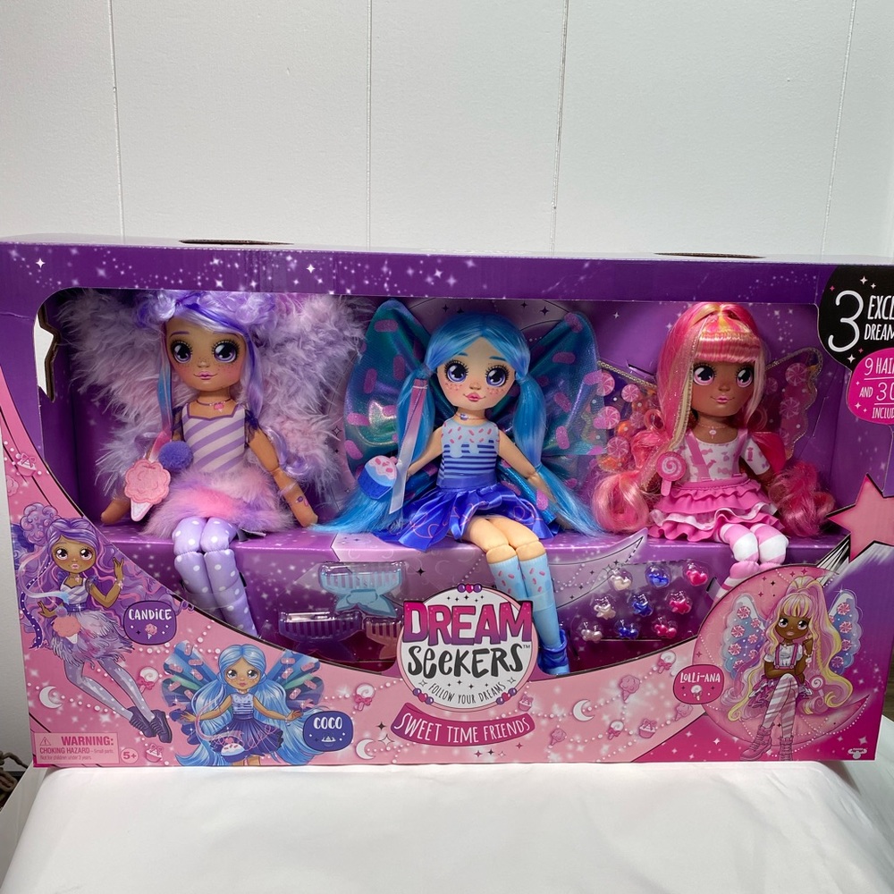 🛑SOLD🛑New Dream Seekers Follow Your Dreams Dolls Candice Coco and Lollipop-Ana